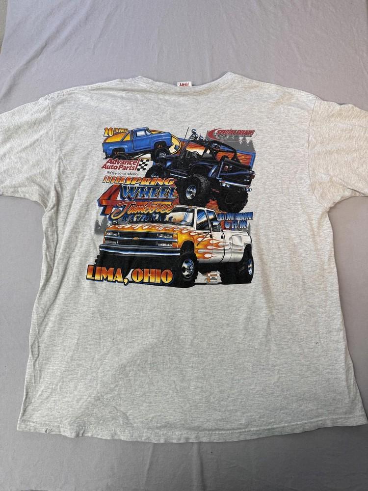 VTG 4 Wheel Jamboree T-shirt Lima Ohio Participant Tee 2XL Unisex T-Shirt L