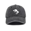 Retro Cartoon Dinosaur Print Washed Old Soft Top Sunshade Baseball Cap Men's and Women's Outdoor Versatile Baseball Cap