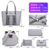 New Fashion Trend Classic Embossed Snake Pattern Shoulder Handbag Six-piece Oblique Span Bag Women's Bag