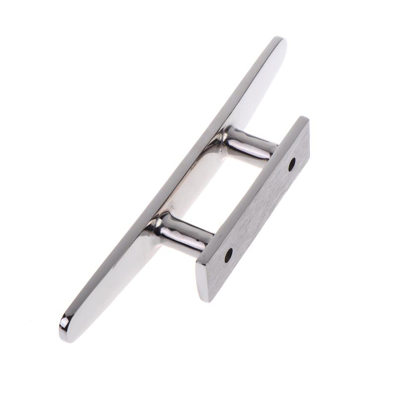 316 Stainless Steel Combo Mooring Cleat 1Pc 4 5 6 Inch 2 Hole Polished for Marine Boat Deck Use