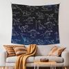 XLDLIOO Galaxy Dinosaur Wall Tapestry, Astral Dinosaur Breed Wall Tapestry Hanging for Boys Kids Room Dinosaur Lovers, Retro Dino Tapestries Wall
