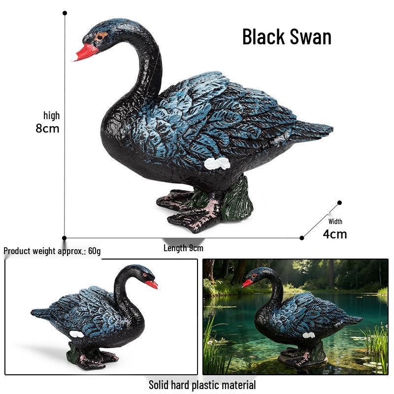 Farm Animal Simulation Toy Set: Chicken, Duck, Goose, Boar, Horse, Cow - Educational Gift for Children, Cognitive Ornament