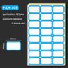 Self-Adhesive Classification and Identification Paper Stickers