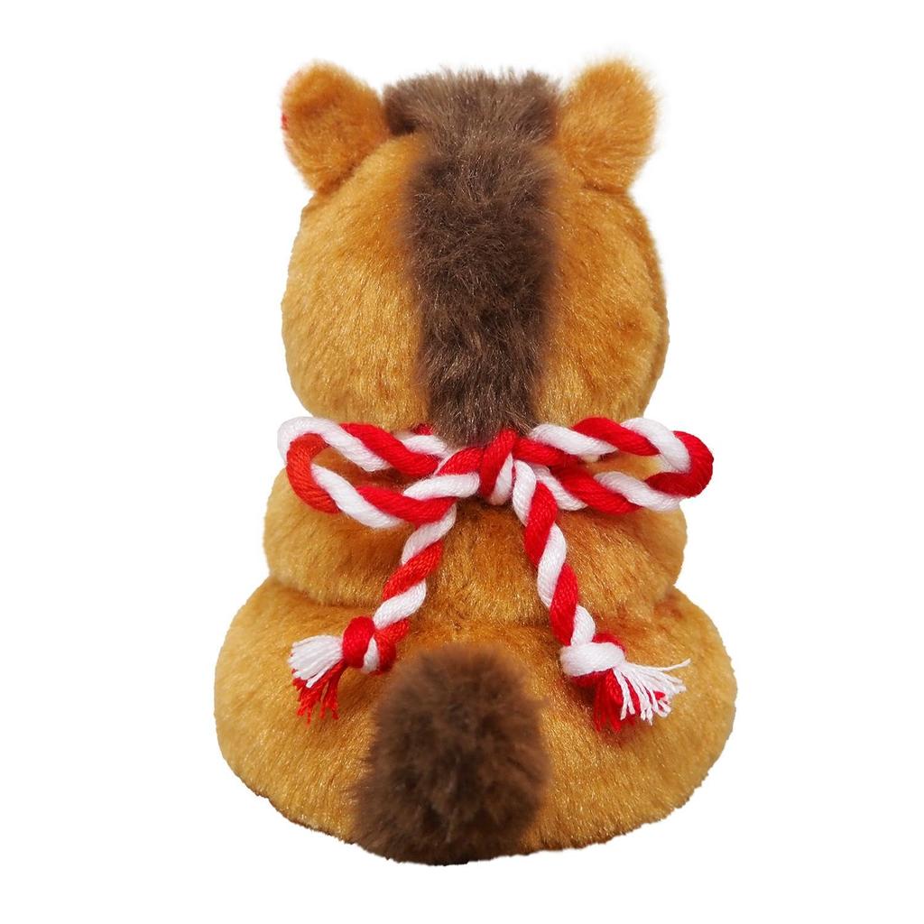 Sanei Boeki 2026 Zodiac Umamochi (Brown) W7 X D6.5 X H10cm Plush Toy
