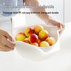 Camellia Antibacterial Double-Layer Kitchen Drain Basket