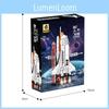 Assembly Space Shuttle Building Blocks With Abs Plastic For Play Toy Learning