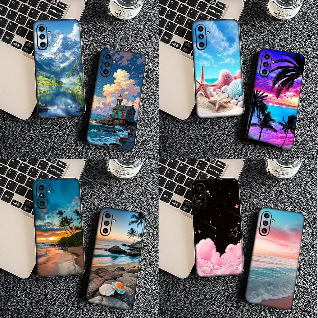 Universe Mountain Sea Sky Beach Travel for Xiaomi Redmi Note 13 A3 14 Pro Plus 9T 14C 13C 13X 9C NFC + Pro+ 5G 4G Phone Case