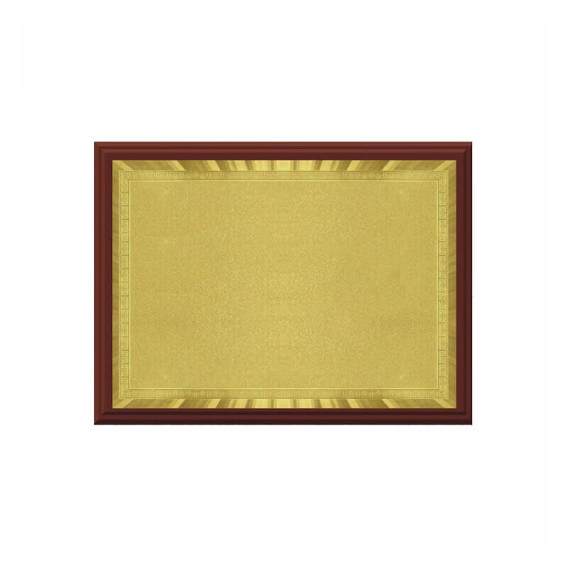 Custom Gold Foil Award Plaque