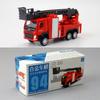 Alloy Simulation Ladder Fire Truck Model Toy For Collection And Display
