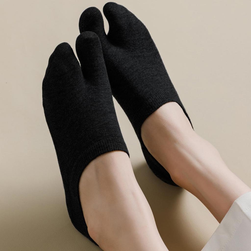 Tabi Set In 5 Comfortable Sports Foot Covers for Suitable for All Cute Socks Sizes Ech.Apr Women's Socks, 5-Pair Colors, Socks, Women, Breathable,