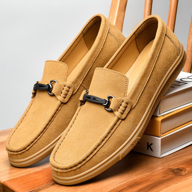 Fashion Designer Fashion New Men's Suede  Leather Shoes Male Causal Loafers Flats Homecoming Prom Wedding Dress Footwear