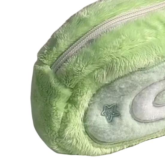 Plush Pencil Case Large Capacity Stationery Bag Zipper Pencil Storage Box Cute Makeup Bag Gift for Friends