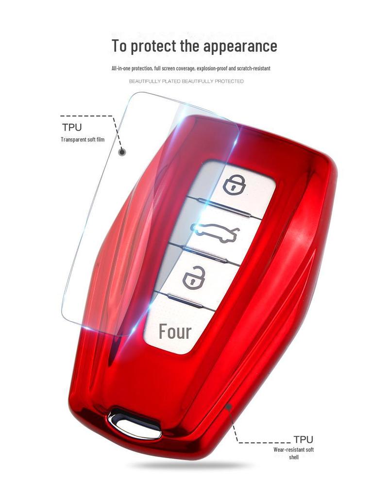 Husă Cheie Auto Geely pentru Emgrand S, Xingyue L, Boyue, Xingrui, Binyue, Binrui, Borui, Vision X6