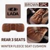 Car Velvet Cushion Anti Slip Pad Backrest Seat Cover Auto Interior Accessories For Lada Xray Granta Priora Sedan Sport Kalina SS15