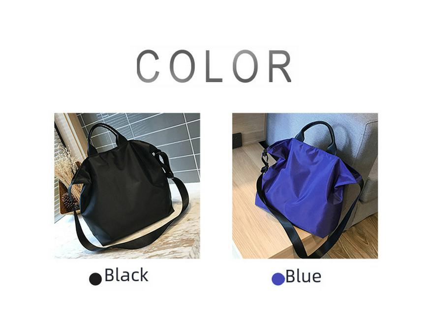 Modische Yoga-Reisetasche mit großer Kapazität - Lässige, einfarbige Rucksack-Handtasche im College-Stil