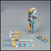 17CM MonsterHunter Lioleus Zinogre Articulated Action Figures Mecha Model Package Desktop Ornament Statue Playthings Boys Collectible Present