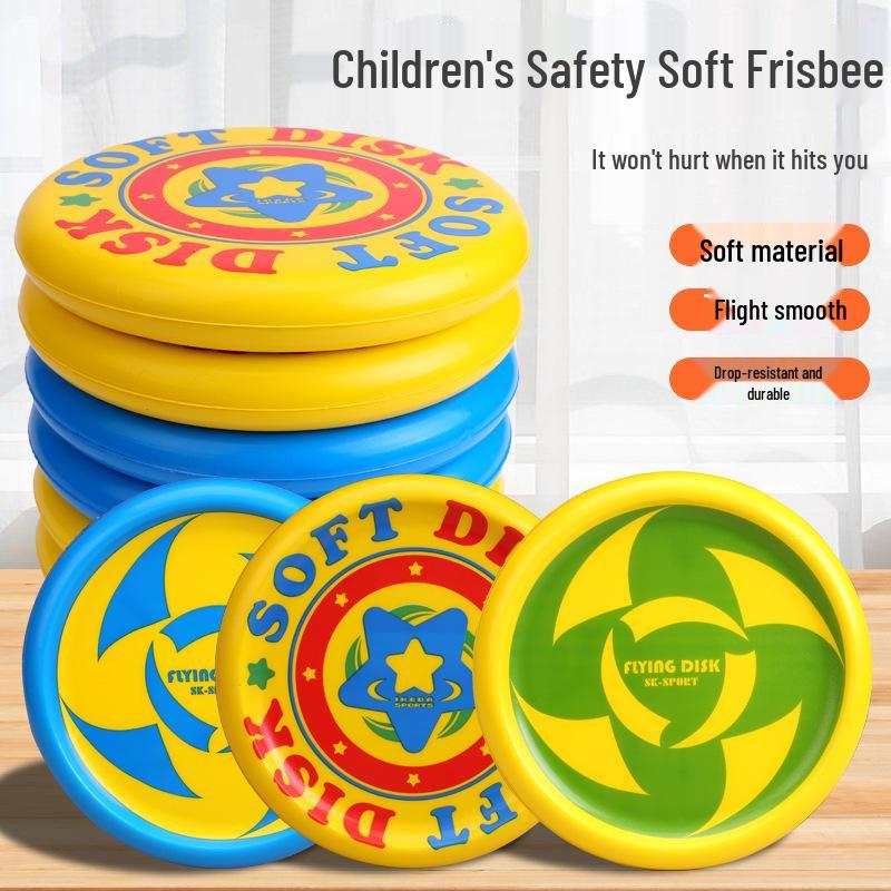 Children's Soft PU Foam Frisbee for Sensory Play and Outdoor Parent-Child Activities