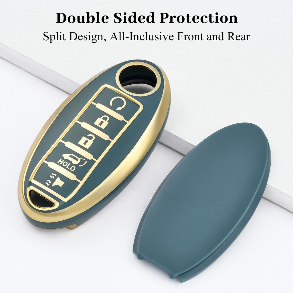 Soft TPU Key Case for Nissan Infiniti Rogue Altima Quest Pathfinder Sentra Patrol CIMA Fuga Armada Teana Murano Titan Car Key