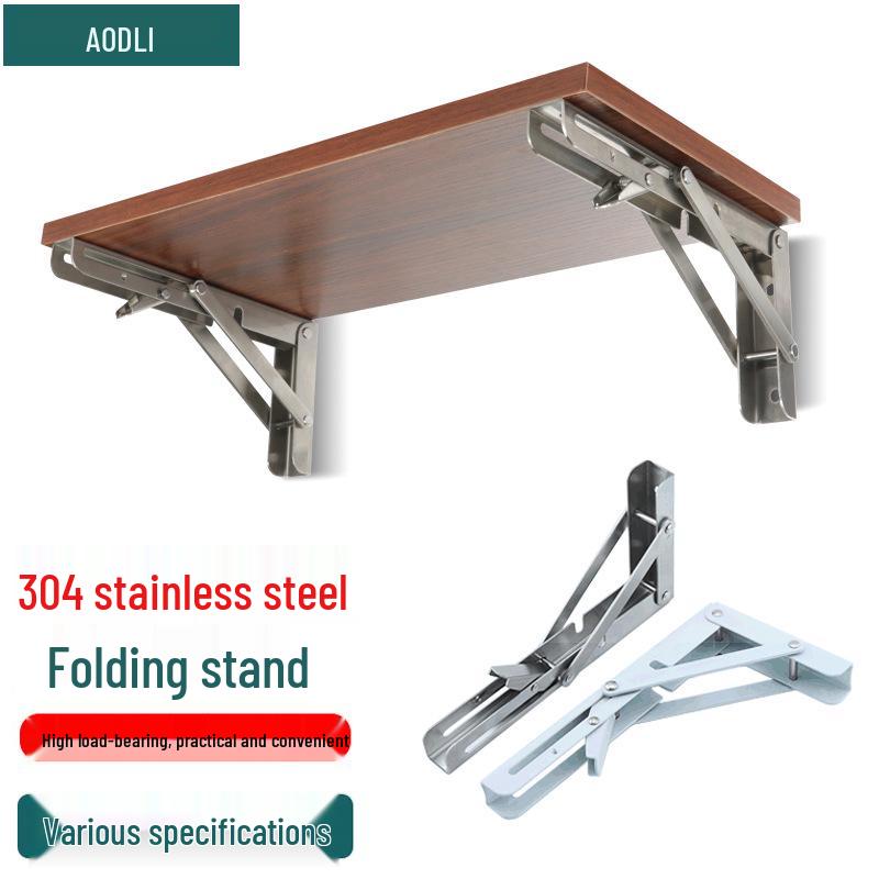 304 Stainless Steel Folding Triangle Shelf Bracket
