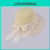 Summer Ladies Sun Hat With Daisy Print And Wide Brim For Outdoor Sun Protection