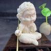 Tagua Wukong Figurka Wielkich Mędrców Równoważących Niebo Figurka Rzeźba Kreskówkowy Król Małp Model Dekoracja Pulpitu Ornament