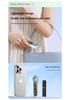 T76 Turbo Handheld Fan: USB Rechargeable, 199 Speeds, Portable Cooling with Ice Pack
