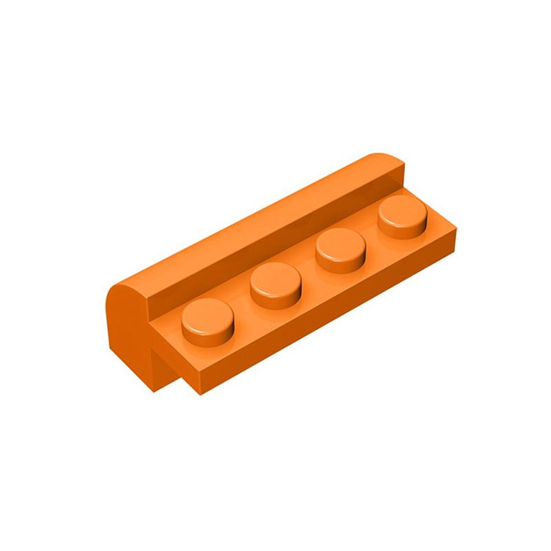 Non-Toxic Moc 10Pcs 6081 Slope Curved Building Blocks 2X4X1 1/3 With 4 Recessted Studs Bricks Educational Toys Children Birthday Kid Gift