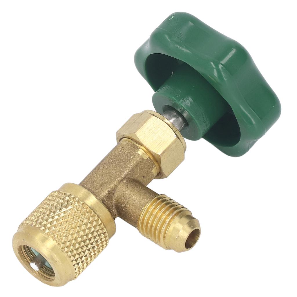 Klimaanlagen Kältemittelventil Kupfer ABS Auslaufsicher 1/4in SAE Kältemitteltankventil für