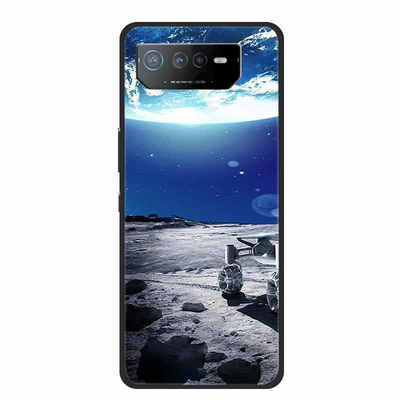 Phone Case For Asus ROG Phone 6D Ultimate Back Cover Case Black TPU Silicone Soft Coque For Asus ROG Phone 6 Pro Case Phone6 Pro