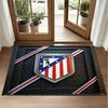 Atletico Madrid Design Crystal Velvet Rug Soft Decorative Mat for Bedroom Entrance
