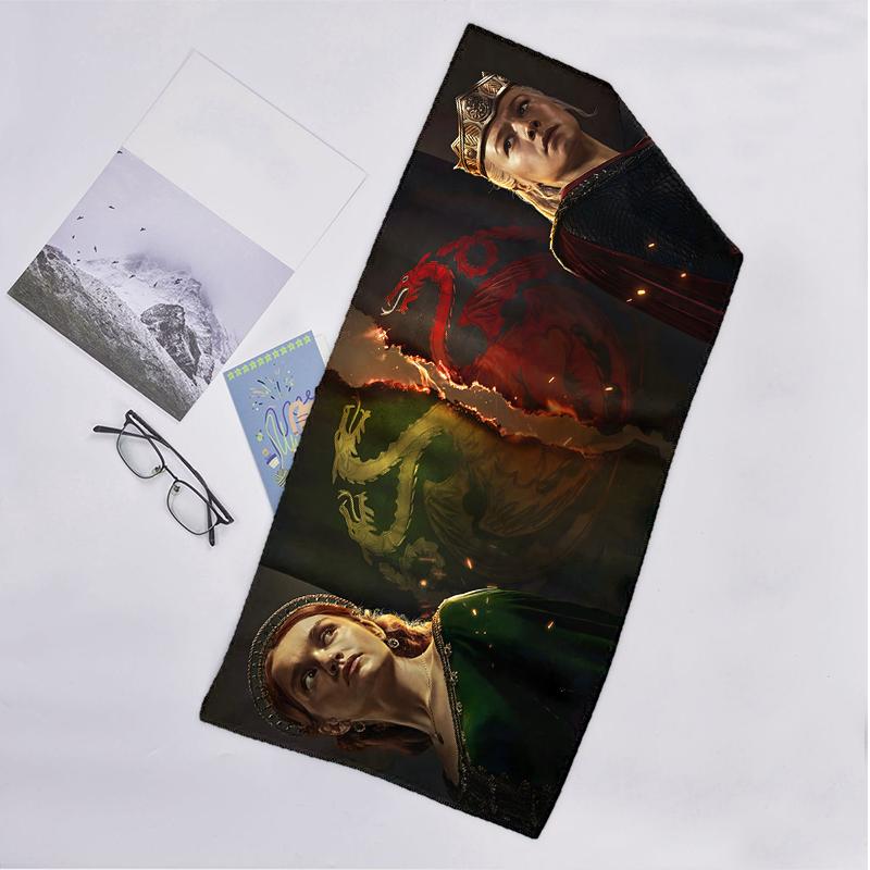 House Dragon Fashion Beach Towel: Ideal for Summer Adventures Soft, Absorbent and Quick Drying Suitable for Swimming and Bathing