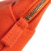 Pristine HERMES Bored pouch MM H logo embroidered leather canvas cosmetic pouch Orange Used