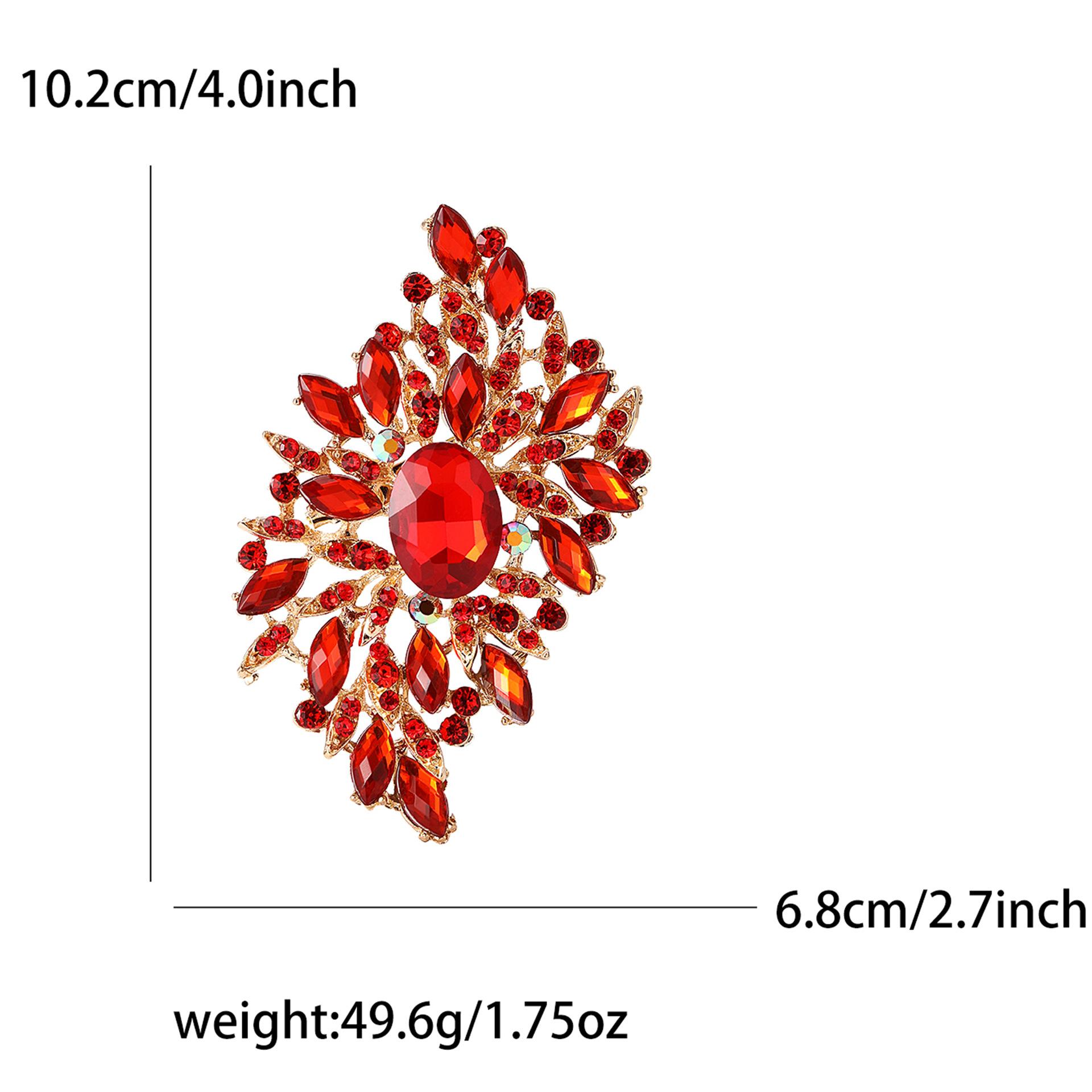Темпераментная брошь стеклянный кристалл корсажная булавка женские аксессуары для одежды