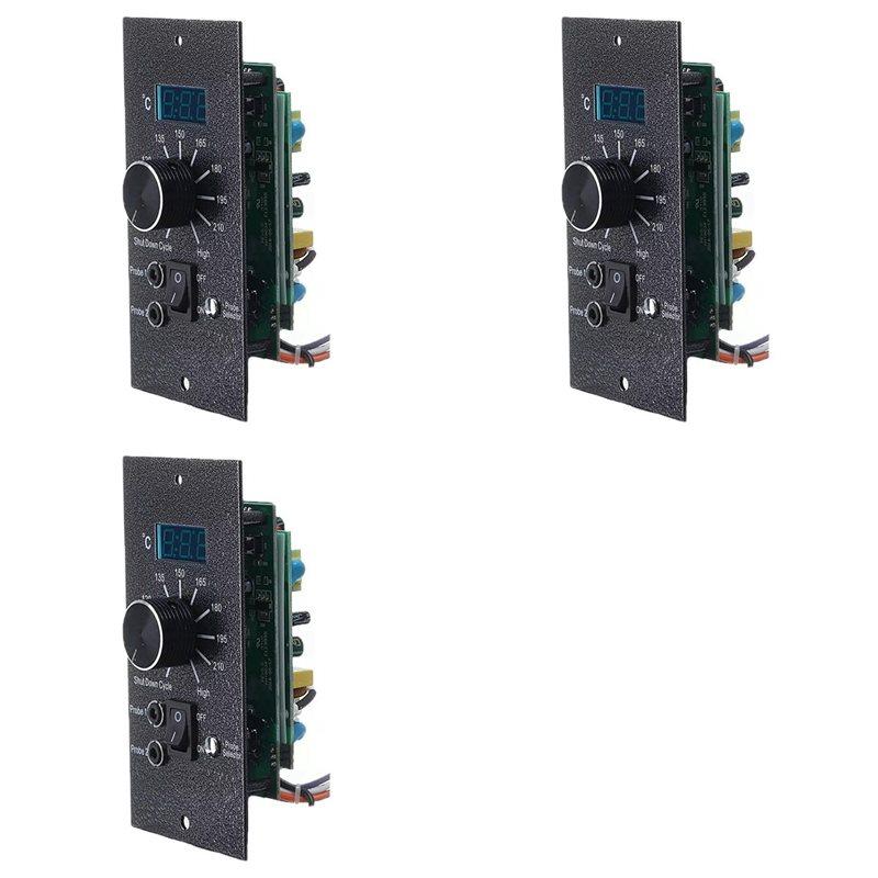 

ABJI-3X Digital Thermostat Upgrade Controller Board Replacement For Traeger Pellet Grill чёрный