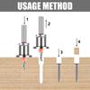 5Pcs Countersink Drill Bit Set Adjustable Counter Hole Drill Bit Metal Woodworking Counter Sinker Tool Kit with 5 Wrench