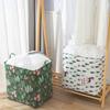 Printed Storage Laundry Basket Waterproof, Dust-proof Cotton and Linen, Hamper Socks, Clothes Bucket, Organizer Pouch, Household