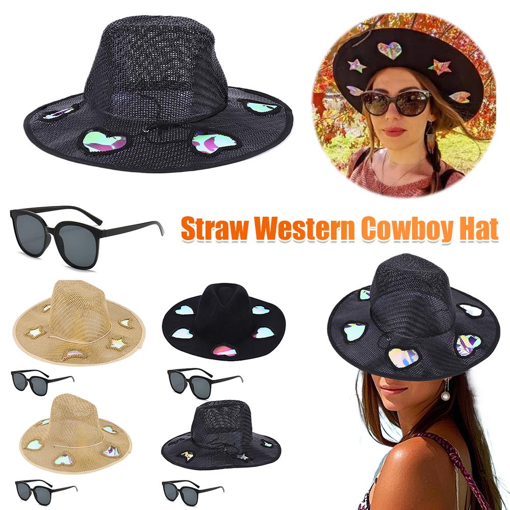 Straw Beach Sun Hat with Adjustable Chin Strap Wide Brim Sun Beach Hat for Travel Family Accessories