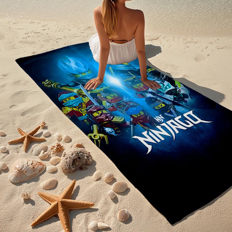 Ninja Fashion Beach Towel: Ideal for Summer Adventures Soft, absorbent and quick drying suitable for swimming and bathing