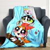 1Pc Powerpuff Girls Blanket For Couch Bed Plush Cozy Fuzzy Blanket Super Soft Warm Blankets For Fall And Winter 0918295