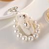Cute Imitation Pearl Bear Doll Pendant Fashion Mobile Phone Decorative Accessories Girls Gift Bag Charm