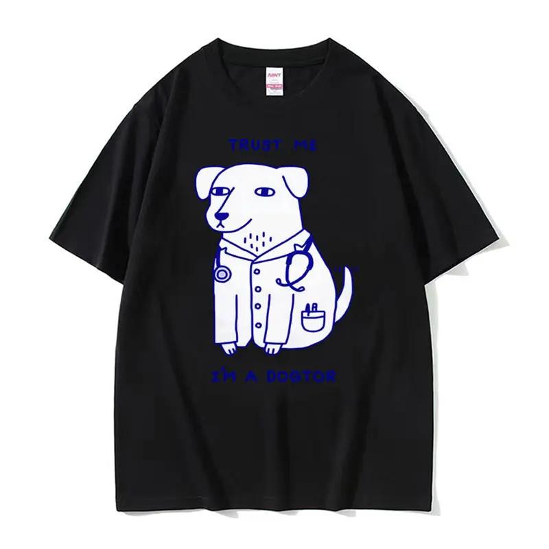 

Men High Quality Fashion Tshirt Tops Trust Dogtor T Shirt Funny Doctor Top Gift T Shirts Aesthetic Clothes Tops S