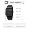 Men's Watch Business Analog Square Dial Gentleman Watch Simple Design 30M Waterproof Date Display Fashion and Practicality High-Precision Quartz For