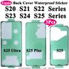 3pcs Waterproof Adhesive Sticker Back Housing Battery Cover Glue Tape For Samsung S25 Ultra S24 Plus S24 S23 FE S22 S21 S20
