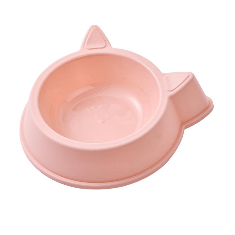 Cute Cat Ear Pet Bowl Stainless Steel Removable Liner Non Slip Feeder For Small Dogs Cats Daily Use