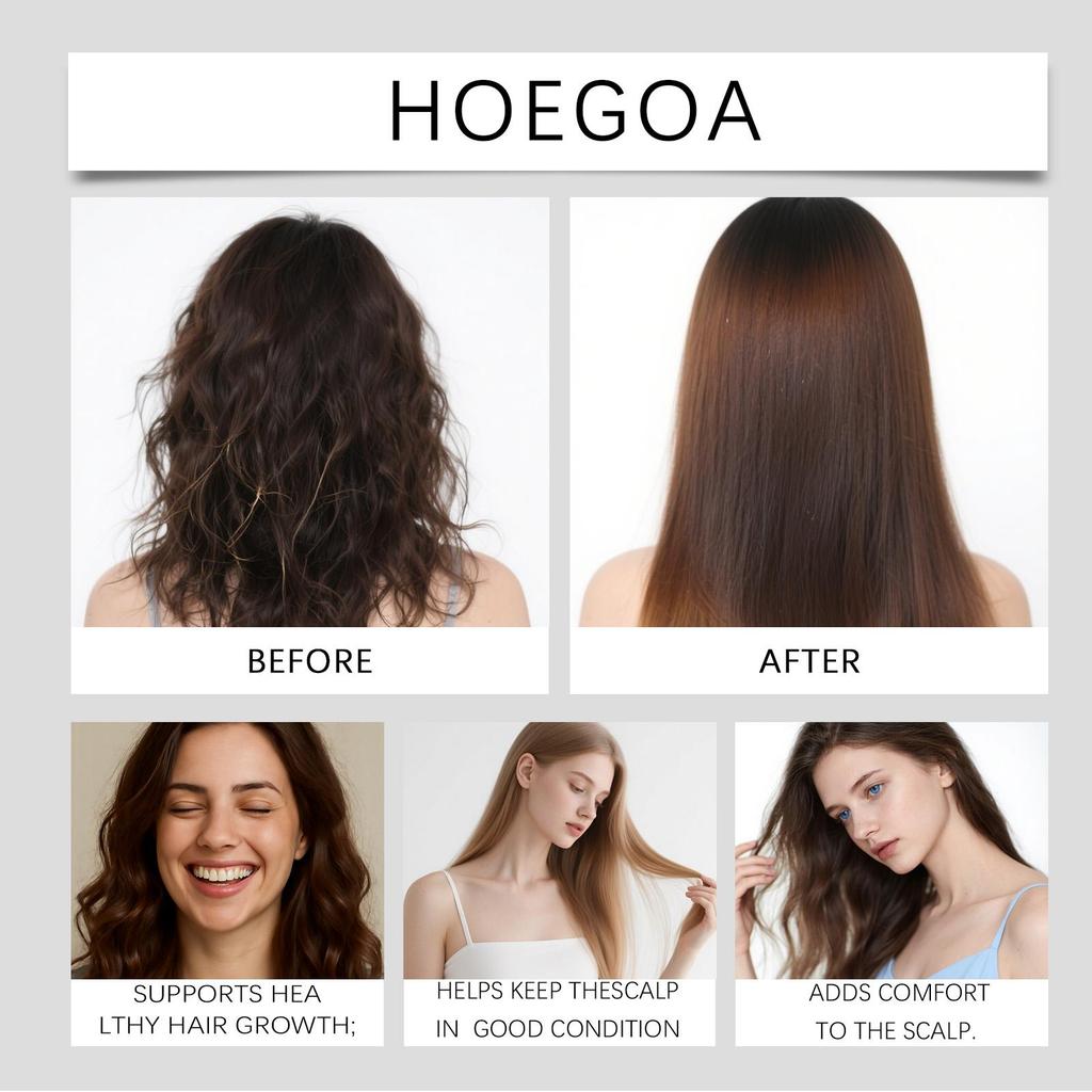 Hoegoa Milk Hair Care Spray 100ml Deeply Moisturizes Hair  Prevent Dry Frizzy , milk hair primer, smooth conditioner for all hair types