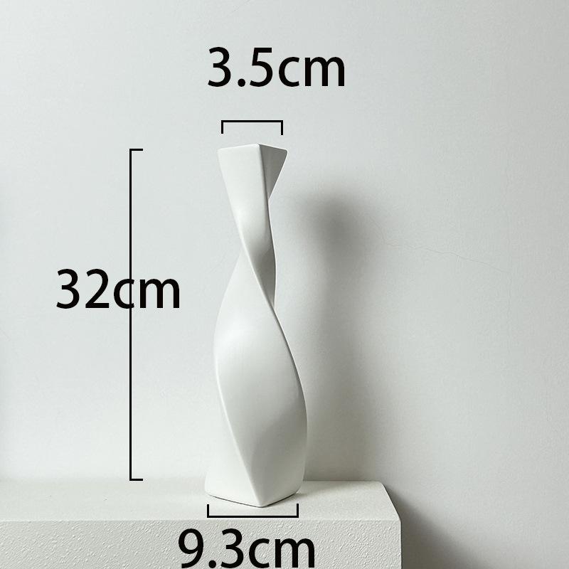 

Вінтажна керамічна підлогова ваза Сучасний мінімалістичний арт-декор для готелю, виставкового залу