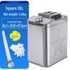 35L Stainless Steel Fuel Can with Aluminum Lid