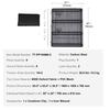 Dog Playpen 8 Panels Foldable Metal Dog Exercise Pen with Top Cover 30"H