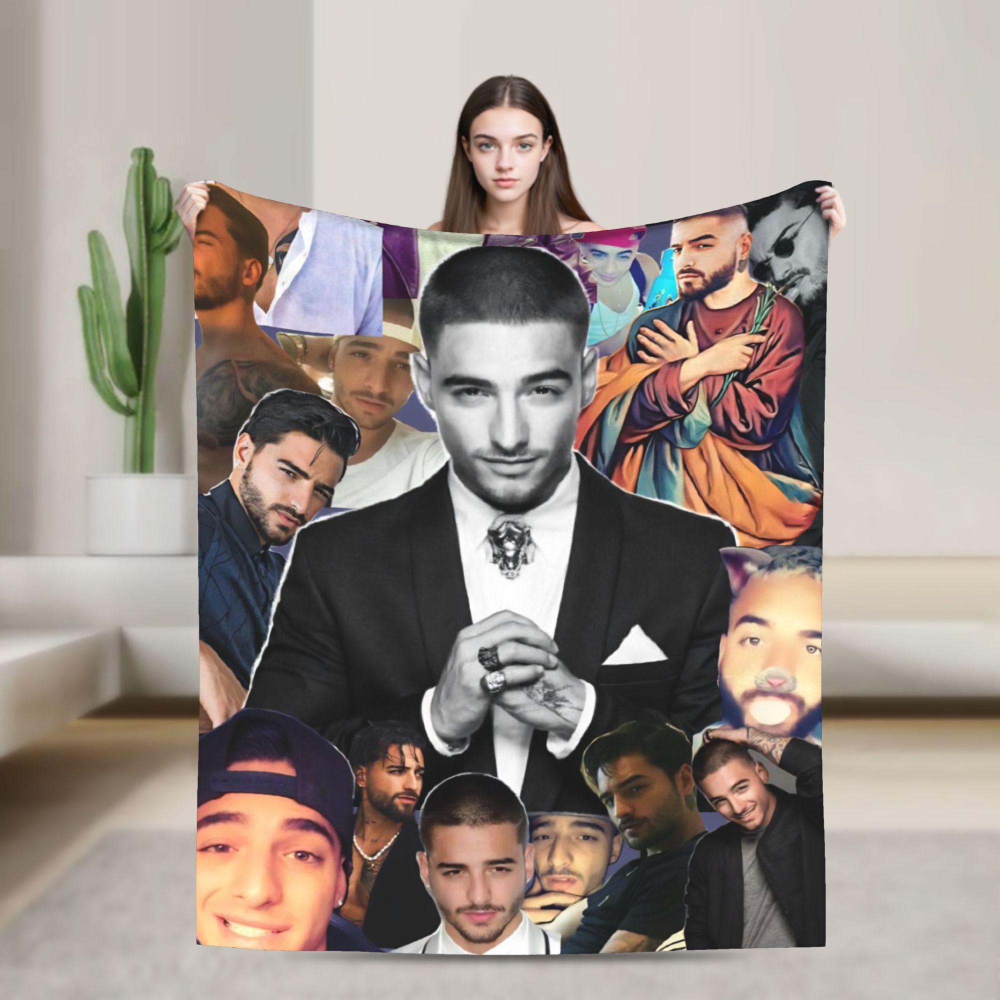 

Maluma Rapper Blanket Quality Soft Throw Blanket Winter Girls Boys Couch Bed Funny Bedspread 75x90cm