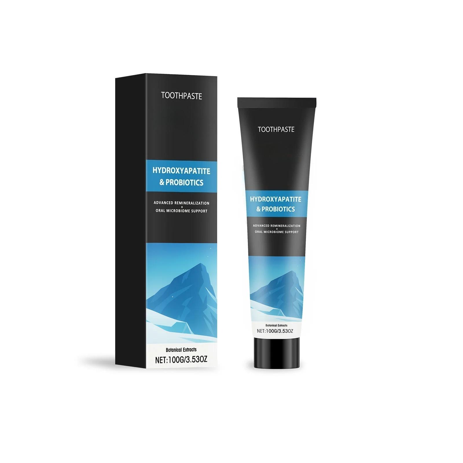 

Гидроксиапатитовая зубная паста Очищение Отбеливание Удаление пятен Снятие чувствительности зубов Молочнокислые бактерии Осветляющая зубная паста 1PC